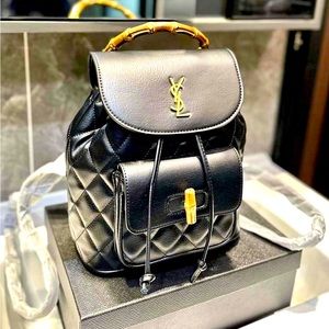 Luxury inspired high quality backpack purse